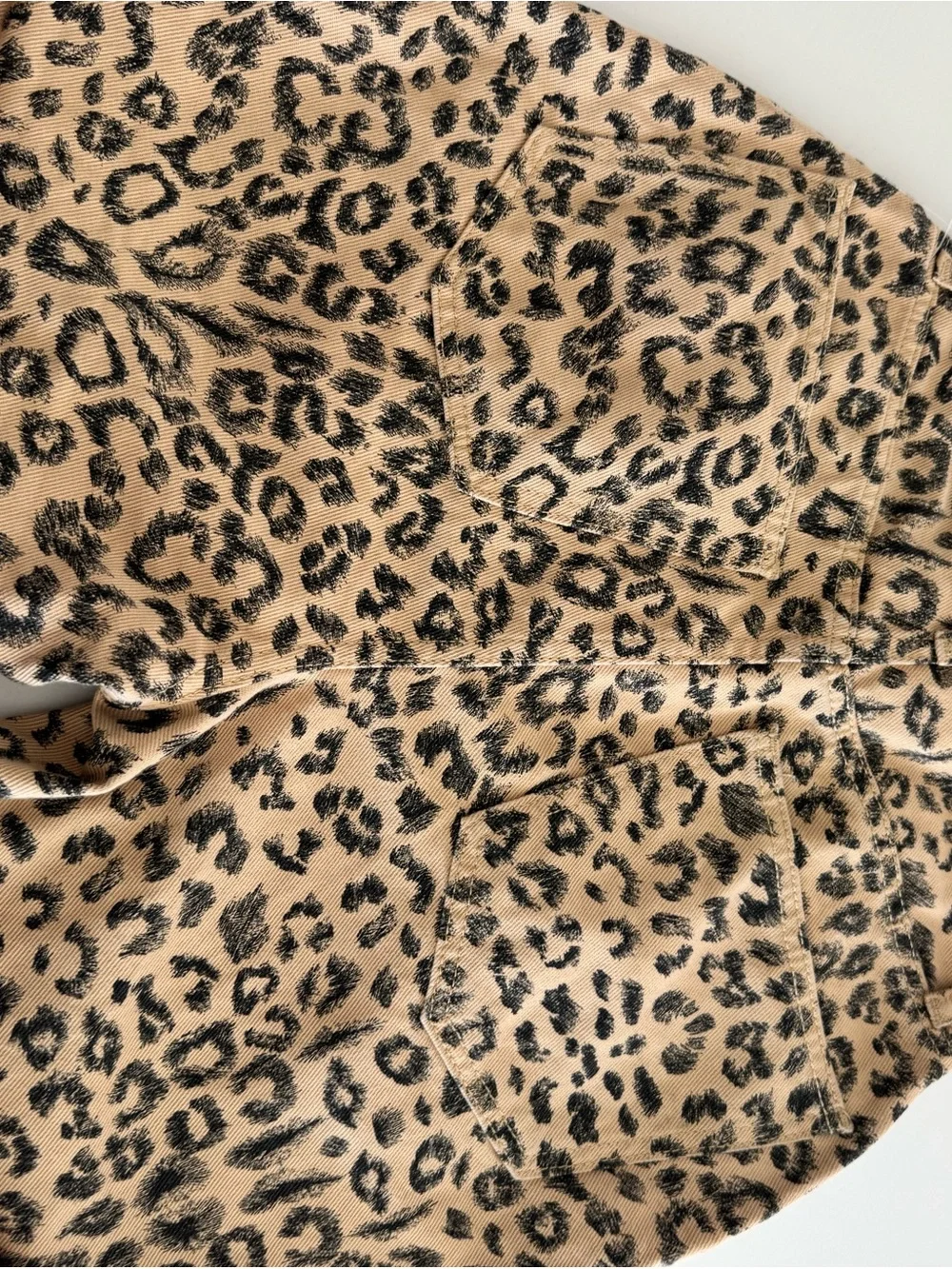 Nwot We The Free dogtown Leopard-Print High Waist Shorts - sz 24